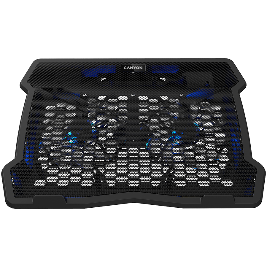 CANYON hladnjak za laptop NS03 3Fan 2USB LED Black