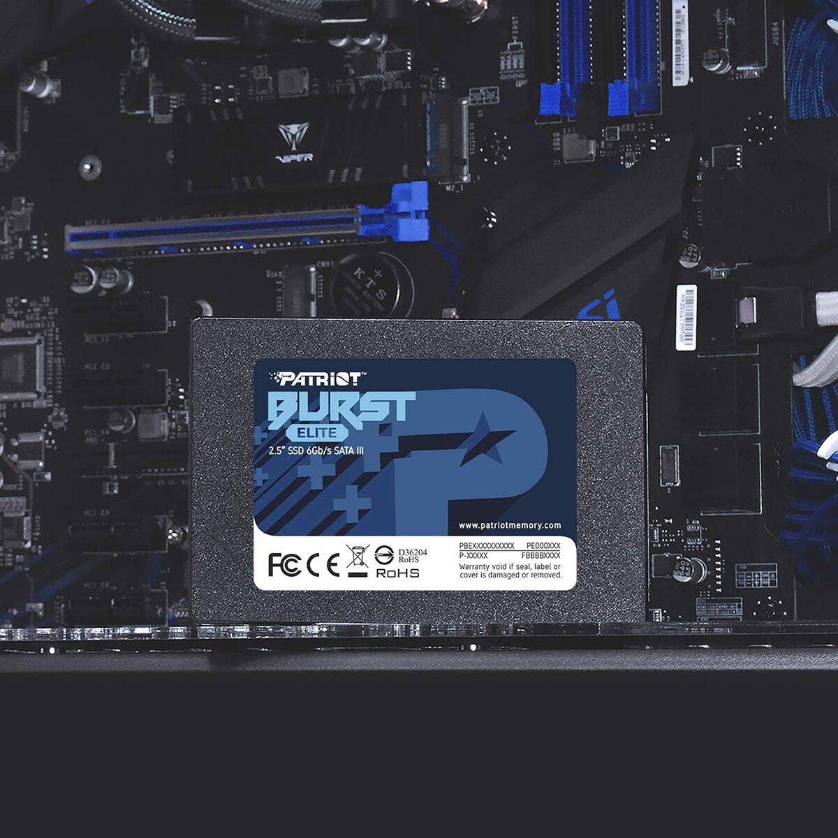 PATRIOT SSD 120GB 2.5'';SATA3, Burst Elite;up to R/W : 450/320MB/s;