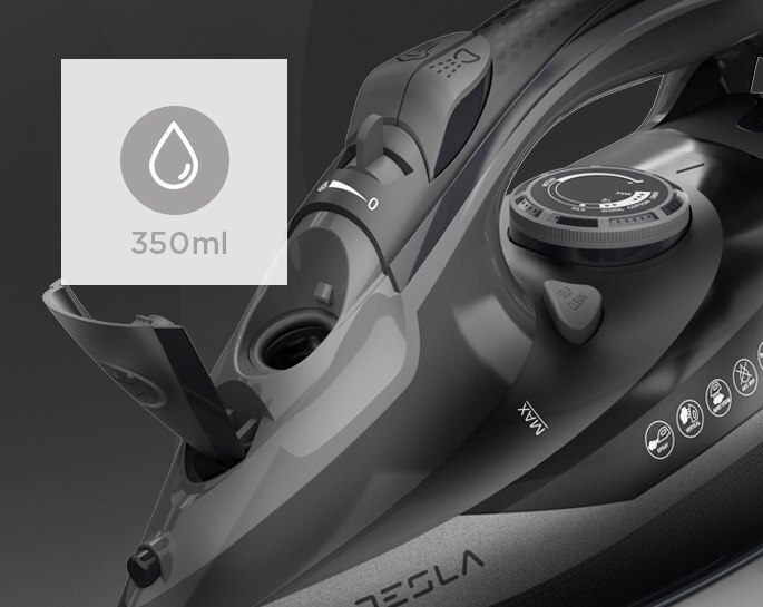 TESLA pegla na paru IR380BA, 2800 W, 40 g/min, crna