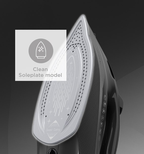 TESLA pegla na paru IR380BA, 2800 W, 40 g/min, crna