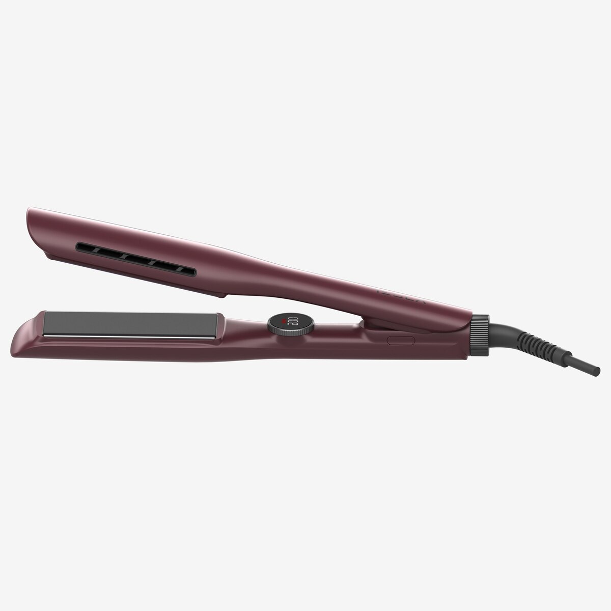 TESLA pegla za kosu STH520BBW, do 230°C, digitalna, bordo