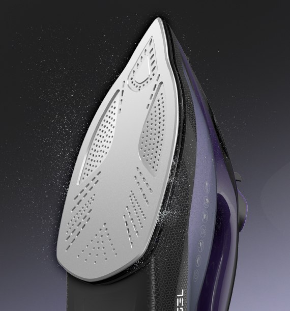 TESLA pegla na paru IR500BP, 2600 W, 40 g/min, crno-ljubičasta