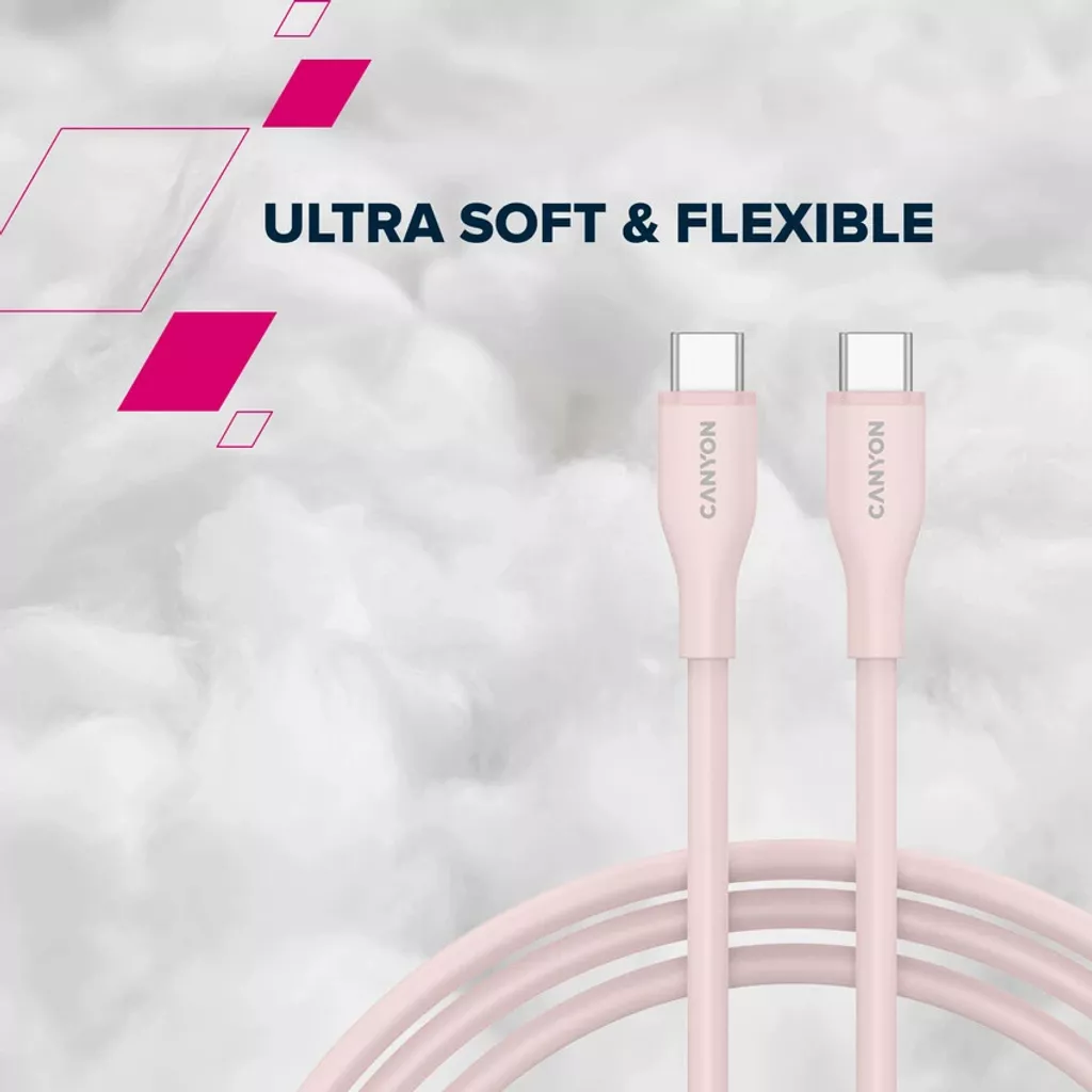 CANYON kabel CNS-CC60SC10DB, USB Type C - USB Type C