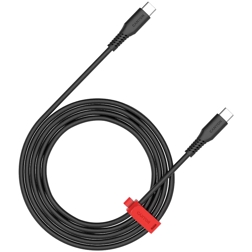 CANYON kabel CNS-CC60SC12B, USB Type C - USB Type C