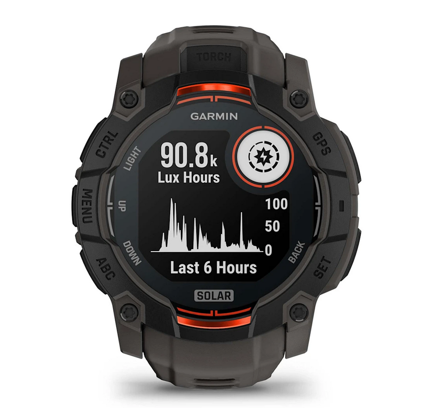 GARMIN Instinct 3 SOLAR Black Charcoal (010-02935-00), 50 mm, pametni sat