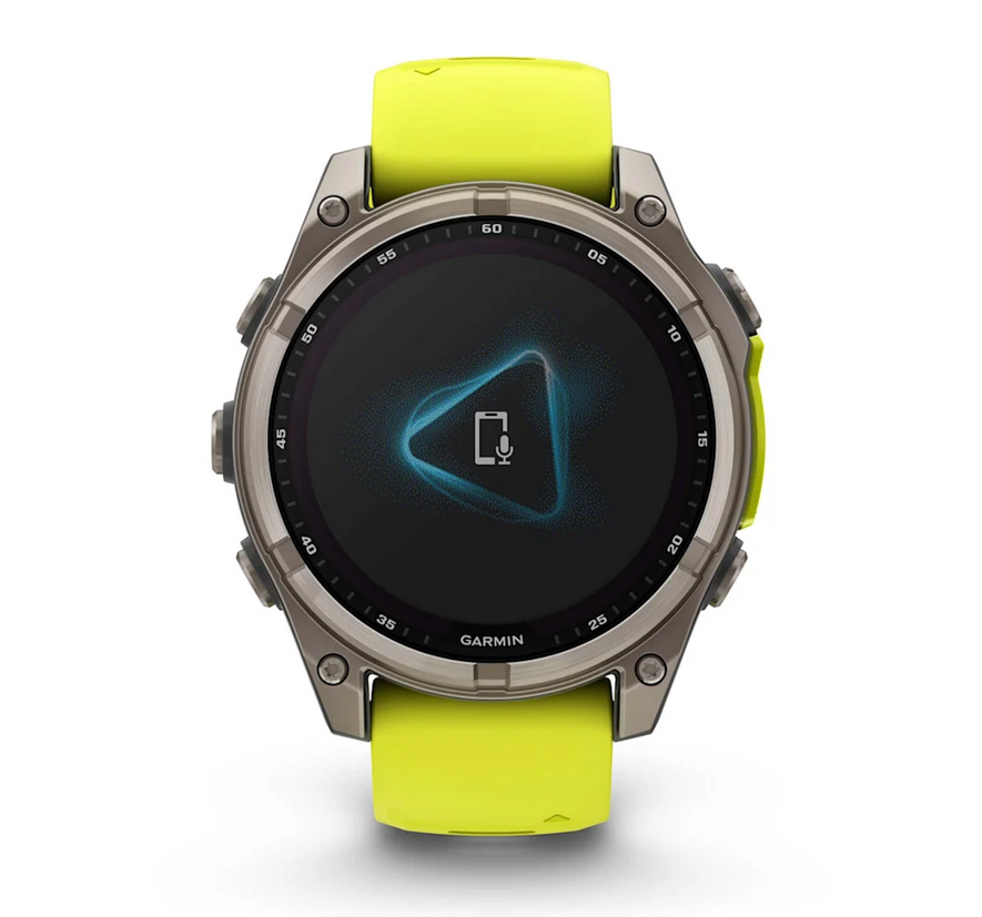 GARMIN Fenix 8 SOLAR Sapphire Amp Yellow graphite (010-02906-21), 47 mm, pametni sat