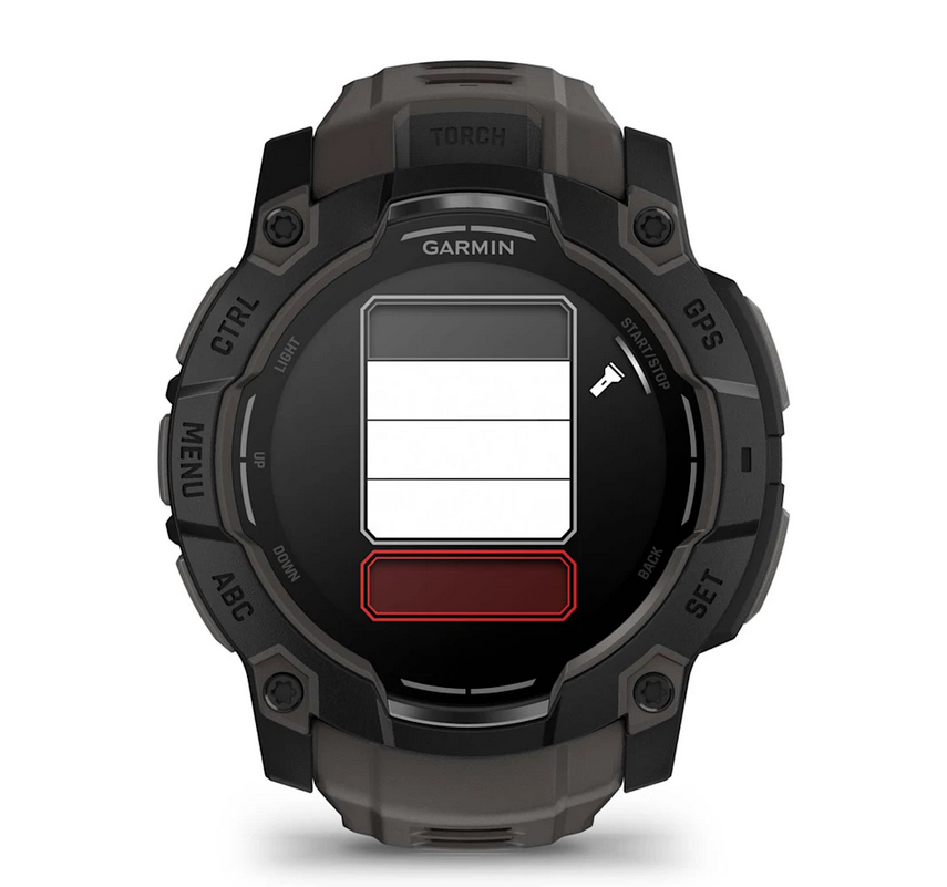 GARMIN Instinct 3 AMOLED Black Charcoal (010-03020-00), 50 mm, pametni sat