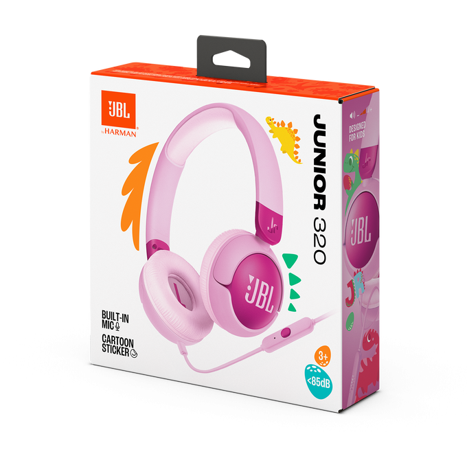 Slušalice JBL JR320 ljubičaste