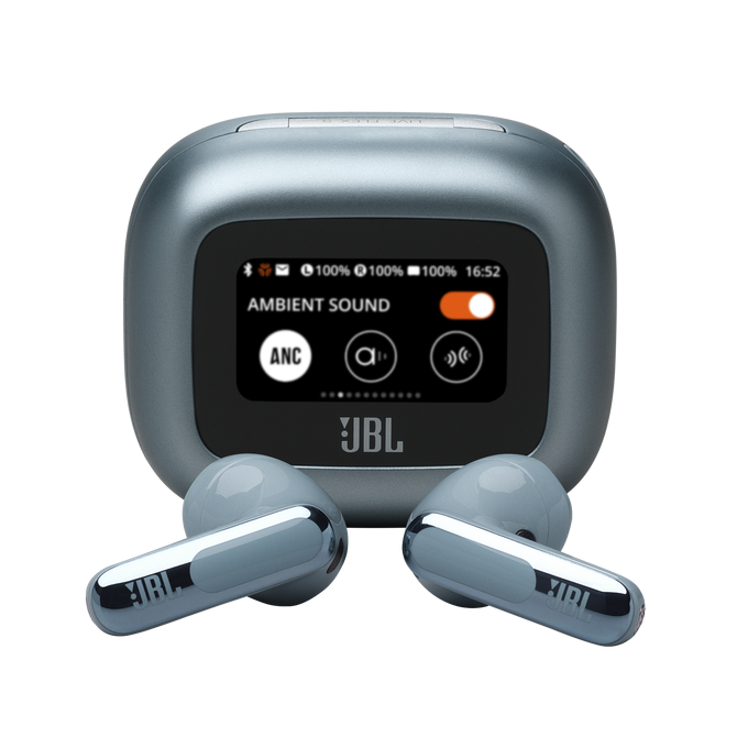 JBL Slušalice bluetooth, Smart Charging Case™ sa display-om 1,45" na dodir, Live Flex 3 plave