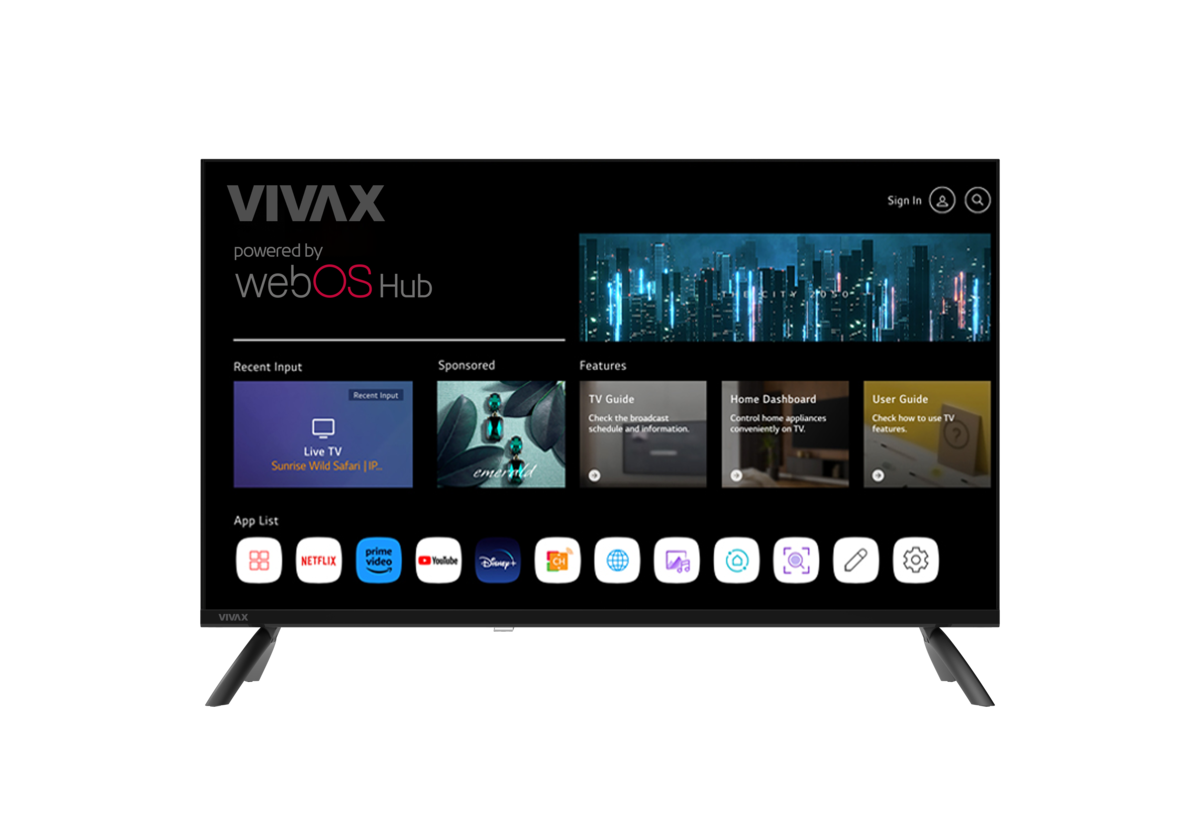 VIVAX IMAGO LED televizor 43LE110WO_reg, Full HD, Smart TV, Quad Core CPU, HDR10, Crni
