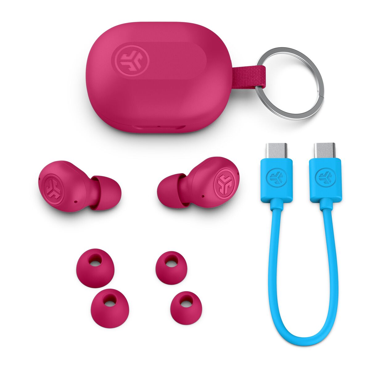 JLAB JBuds Mini bežične slušalice - roze boje