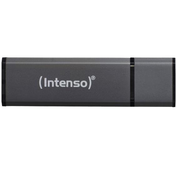 (Intenso) USB Flash drive 64GB Hi-Speed USB 2.0, ALU Line - USB2.0-64GB/Alu-a
