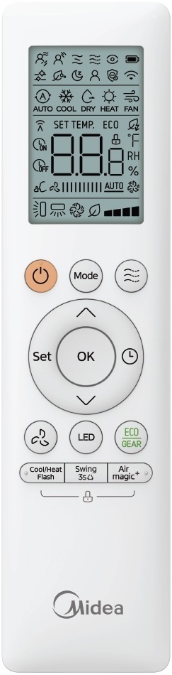Midea klima uređaj MSCB1DU-24HRFN8/MOX401-24HFN8 BREEZELESS E PLUS