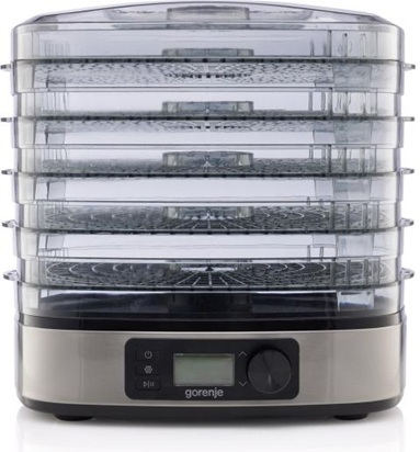 GORENJE aparat za sušenje hrane FDK500DE, 5 posuda, digitalna kontrola, 30–75°C