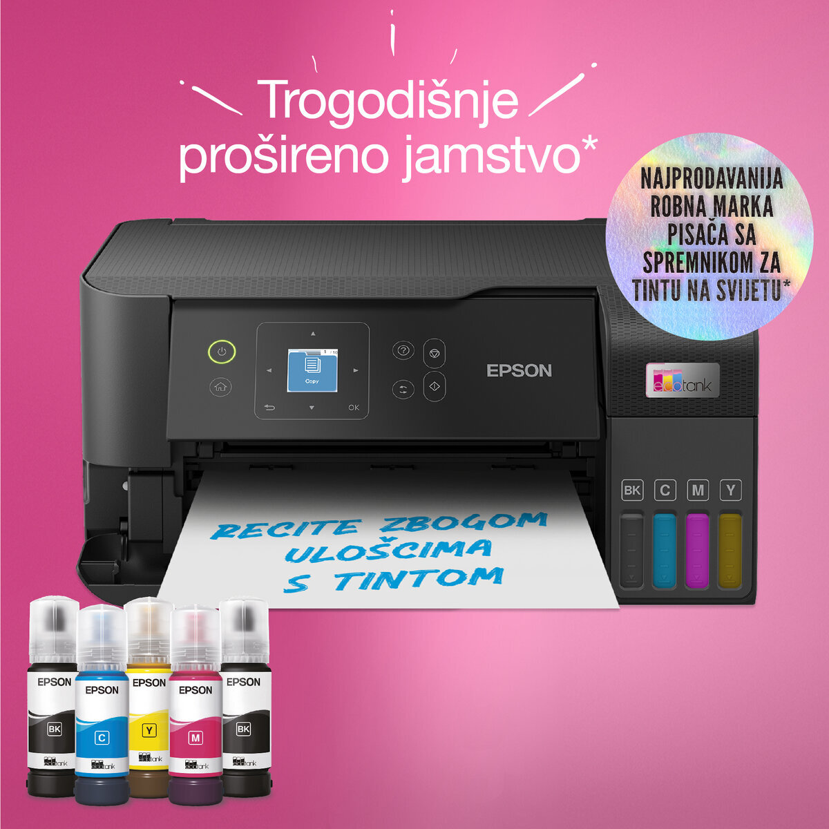 Epson multifunkcijski printer EcoTank L3560 Print Scan Copy Wifi