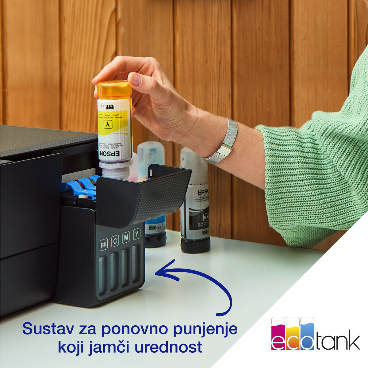 Epson multifunkcijski printer EcoTank L3560 Print Scan Copy Wifi