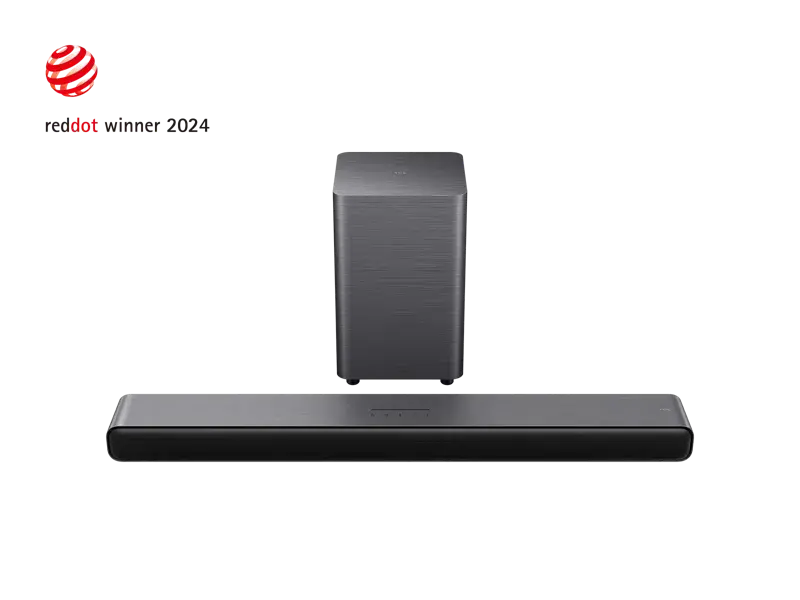TCL soundbar S55HE, 2.1, 220W, Dolby Atmos, DTS Virtual X, Tutti Choral, AI Sonic