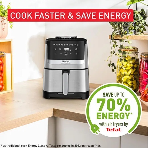 TEFAL friteza na vrući zrak EY552DE0 Easy Fry Silence, XL kapacitet