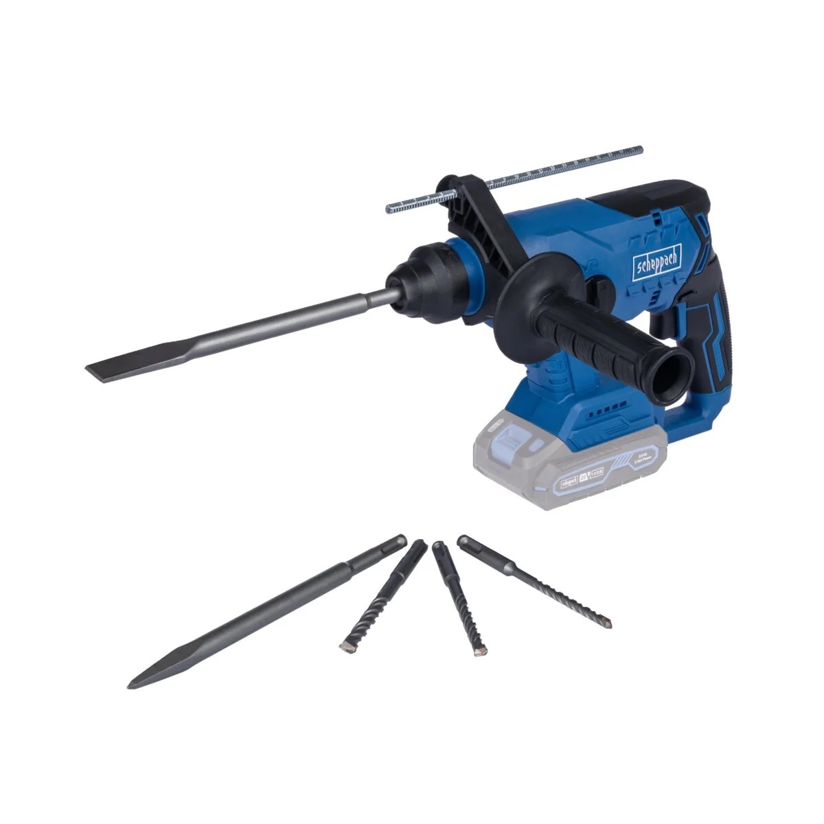 Scheppach aku udarna čekić bušilica SDS PLUS brushless IXES BC-RHD230-X 20V - SOLO, baterija i punjač GRATIS
