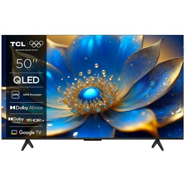 TCL televizor QLED 50P71K, 4K Ultra HD, Smart TV, Google TV, AiPQ PRO PROCESSOR, HVA ekran, Dolby Atmos, HDR10,