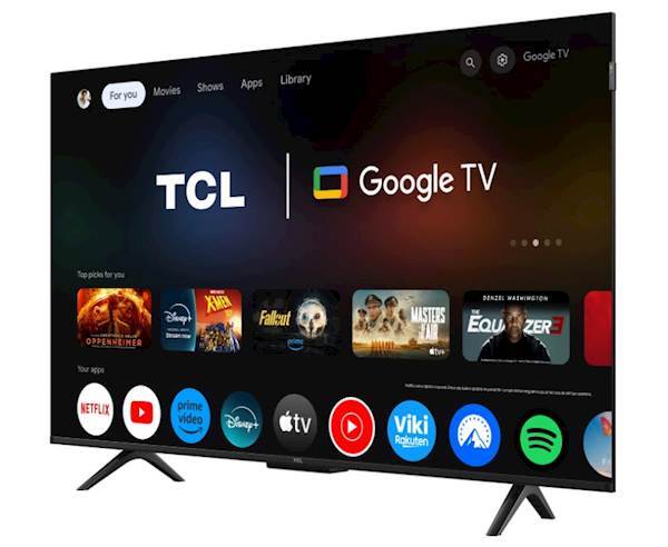 TV TCL 4K QLED 55P71K, 4K Ultra HD, Smart TV, Google TV, AiPQ PRO PROCESSOR, HVA ekran, Dolby Atmos, HDR10, **MODEL 2025**