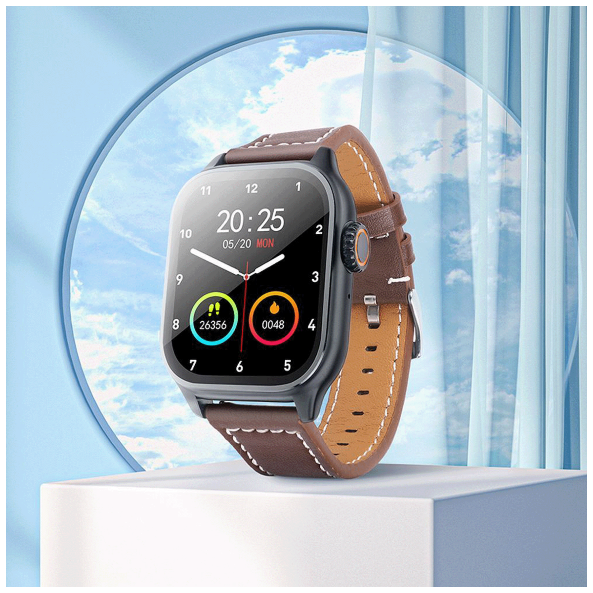 hoco. Pametni sat, 2.03" zaslon, Bluetooth, IP67 - Y17 Black