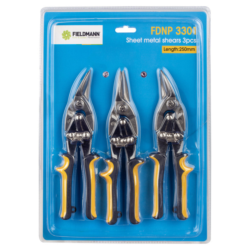 Fieldmann škare za lim FDNP 3301 SET desne, lijeve, ravne