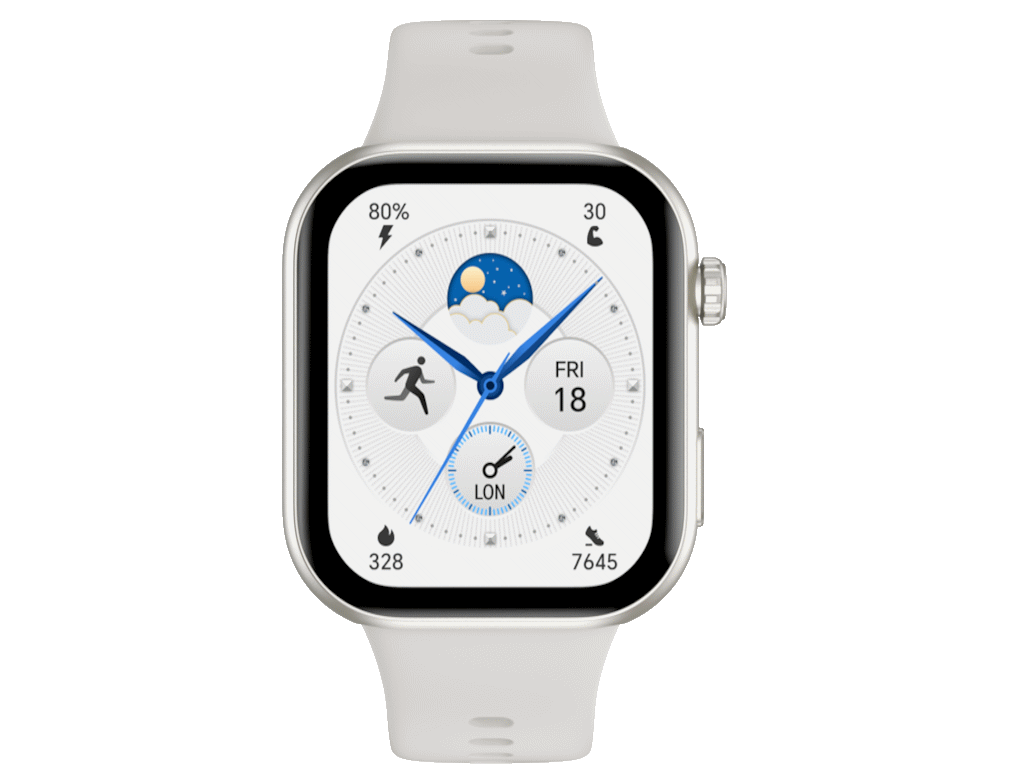 HONOR Choice Watch 2i Bijeli,1.85", AMOLED, 14 dana baterija, Bluetooth pozivi, 109 tipova sporta