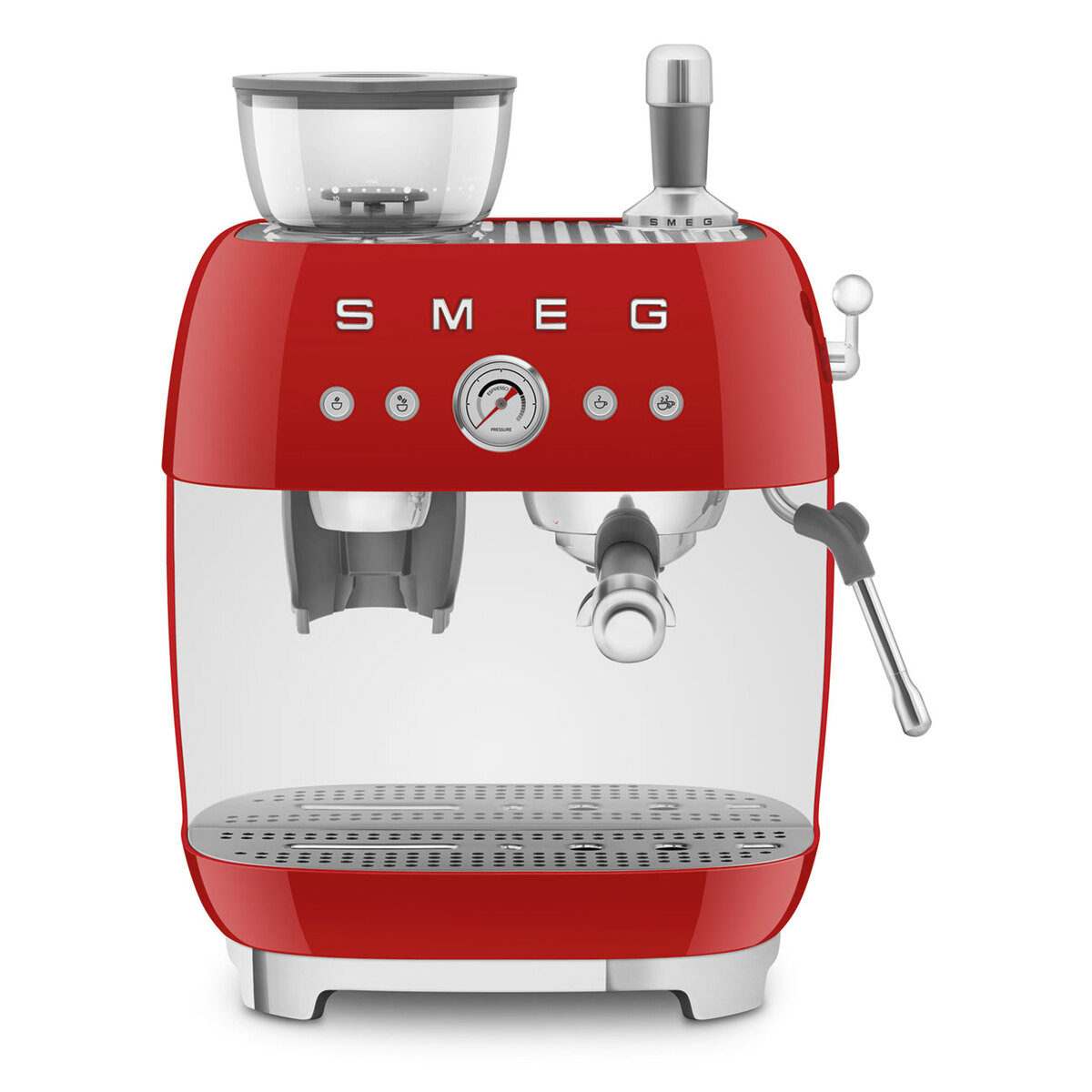 Smeg aparat za espresso kafu EGF03RDEU, crveni