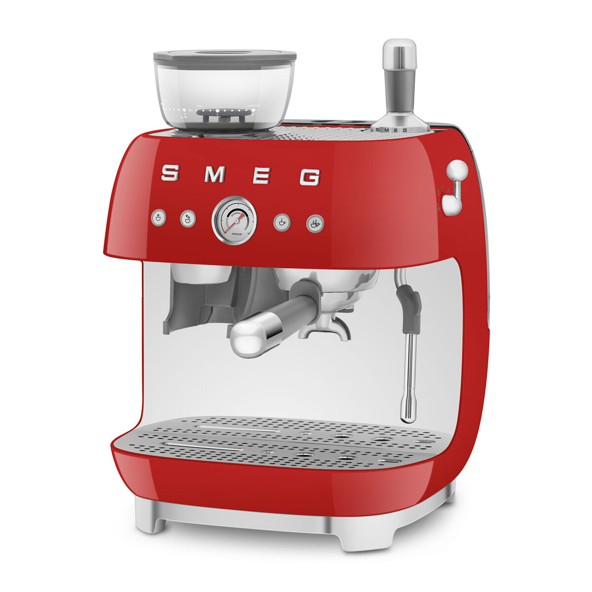 Smeg aparat za espresso kafu EGF03RDEU, crveni