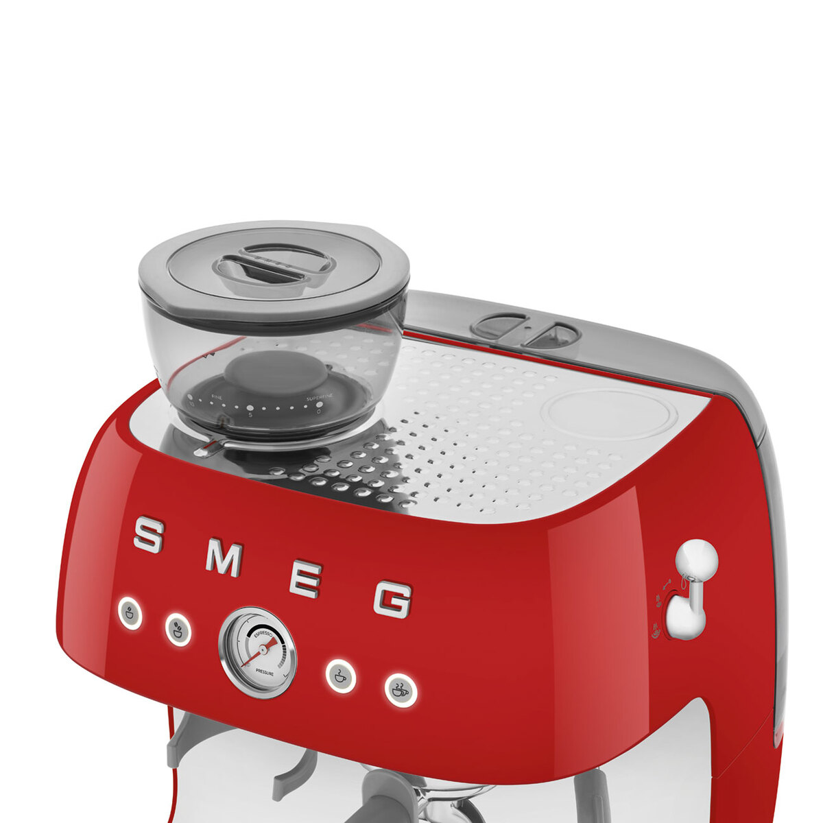 Smeg aparat za espresso kafu EGF03RDEU, crveni