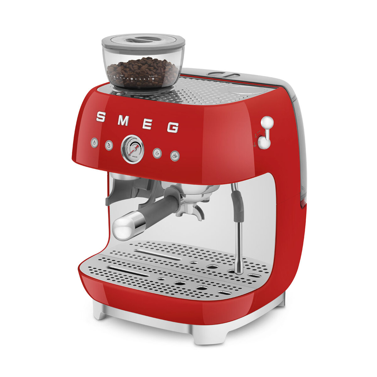 Smeg aparat za espresso kafu EGF03RDEU, crveni