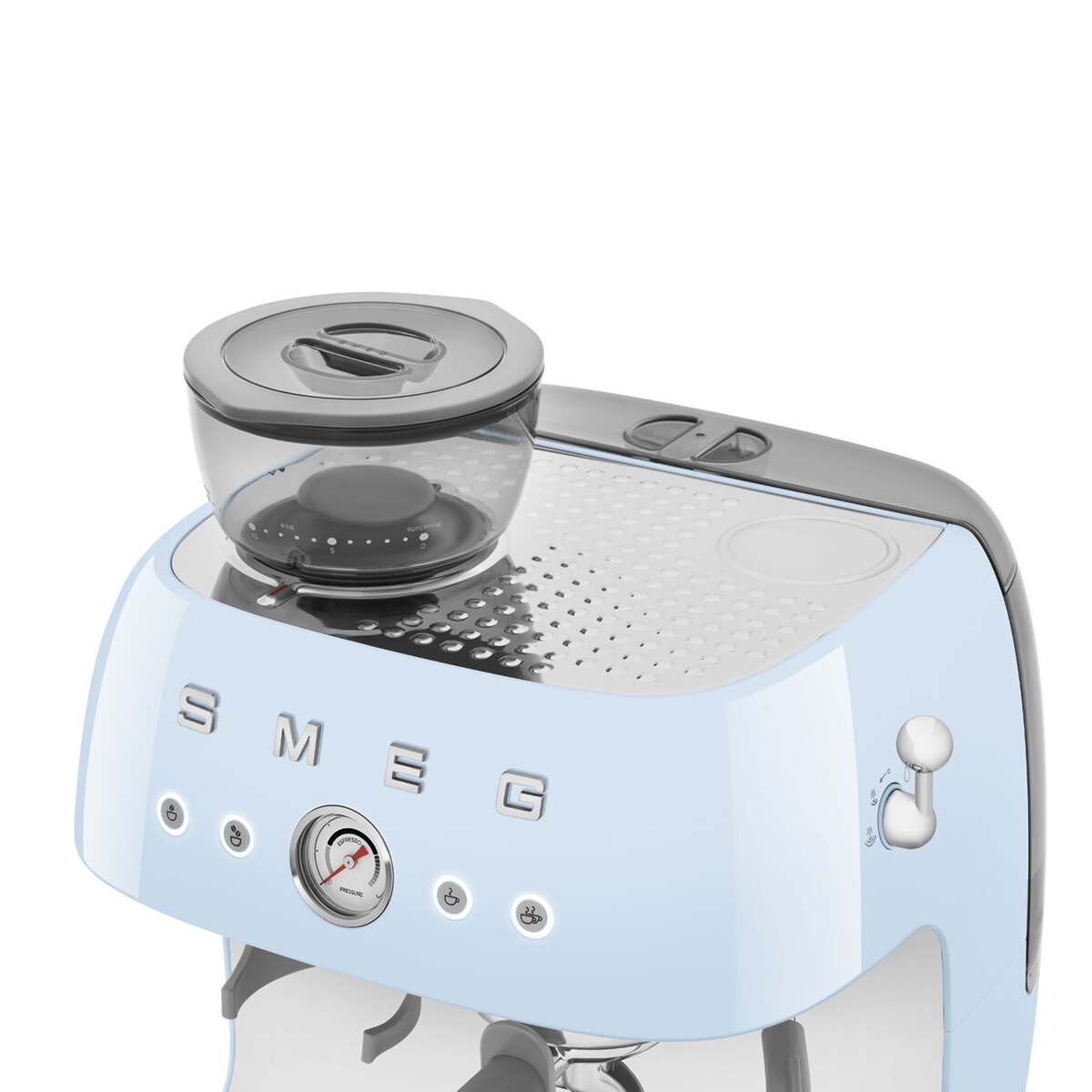 Smeg aparat za espresso kafu EGF03PBEU, pastelno plavi