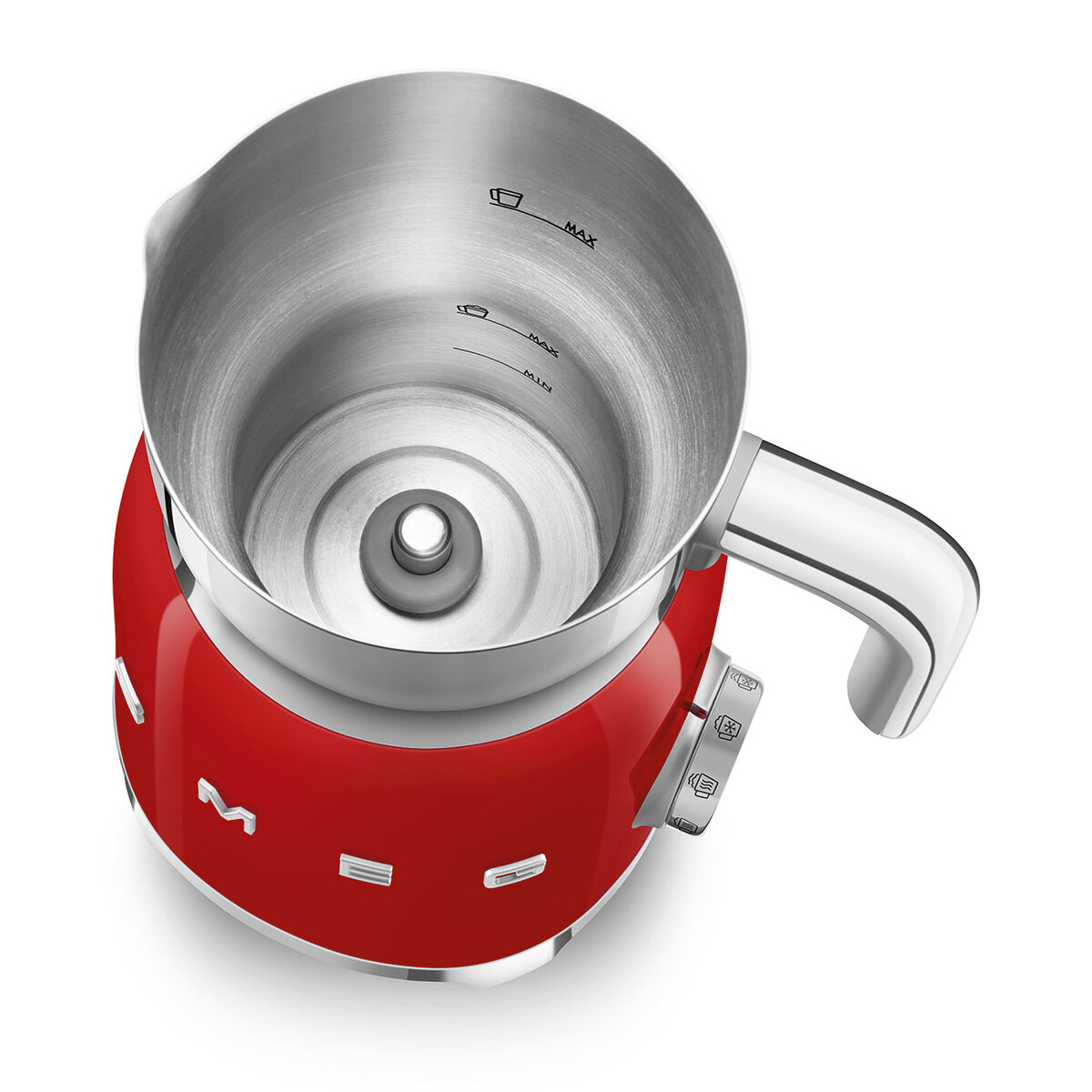 Smeg pjenilica za mlijeko MFF11RDEU, crvena