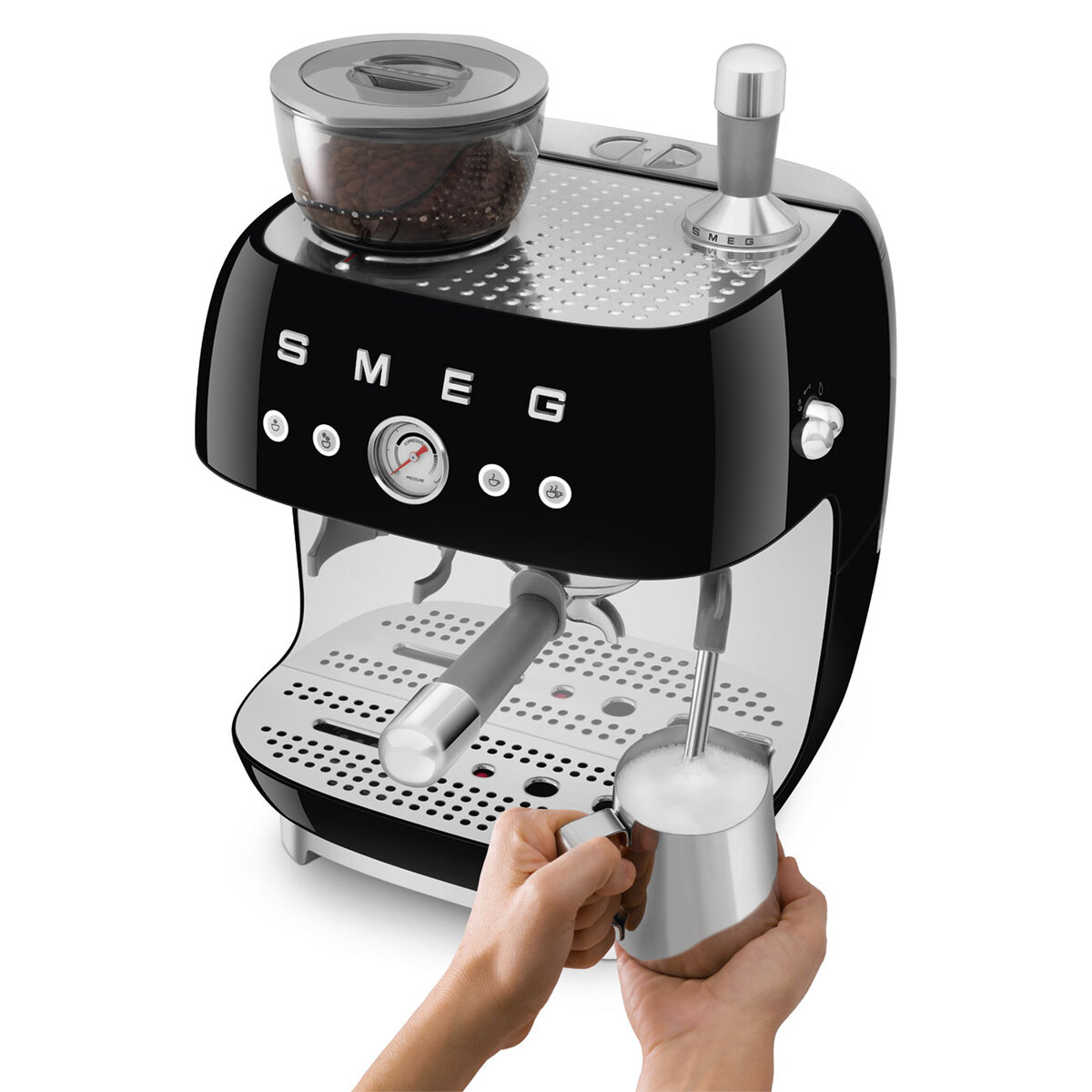 Smeg aparat za espresso kafu EGF03BLEU, crni