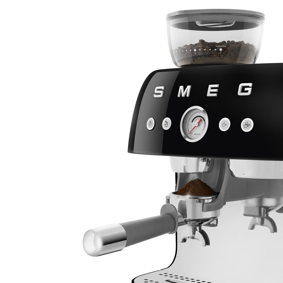 Smeg aparat za espresso kafu EGF03BLEU, crni