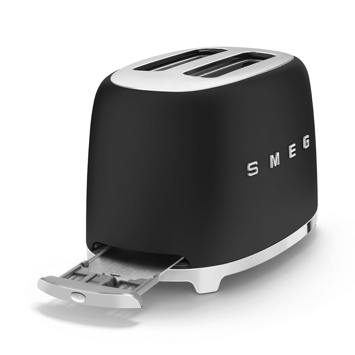 Smeg toster TSF01BLMEU, mat crni