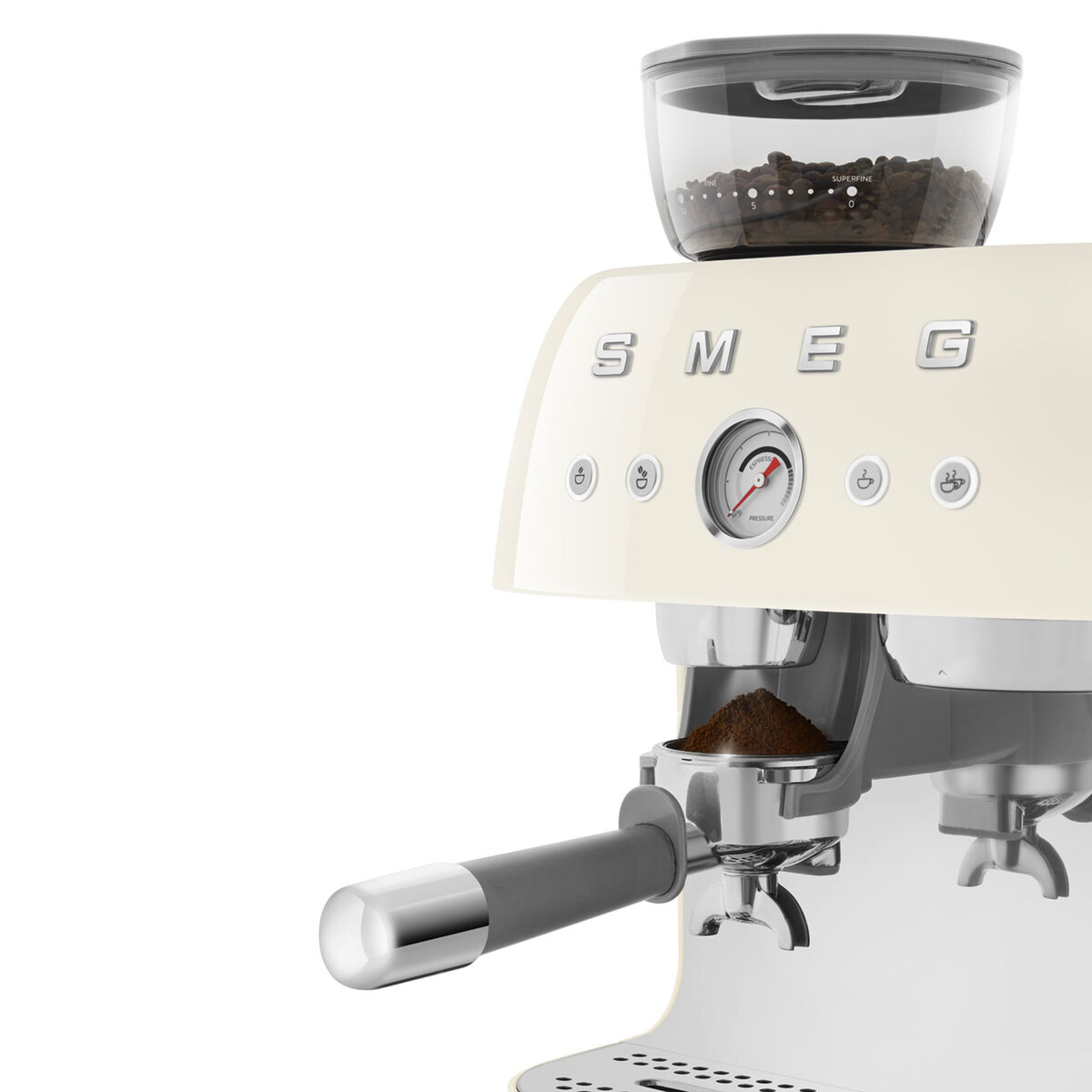 Smeg aparat za espresso kafu EGF03CREU, krem