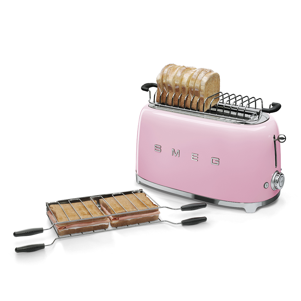 Smeg toster TSF02PKEU, roza