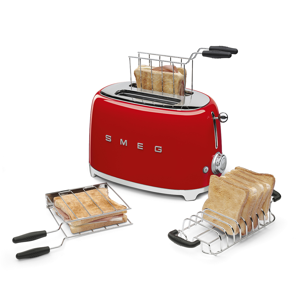 Smeg toster TSF01RDEU, crveni