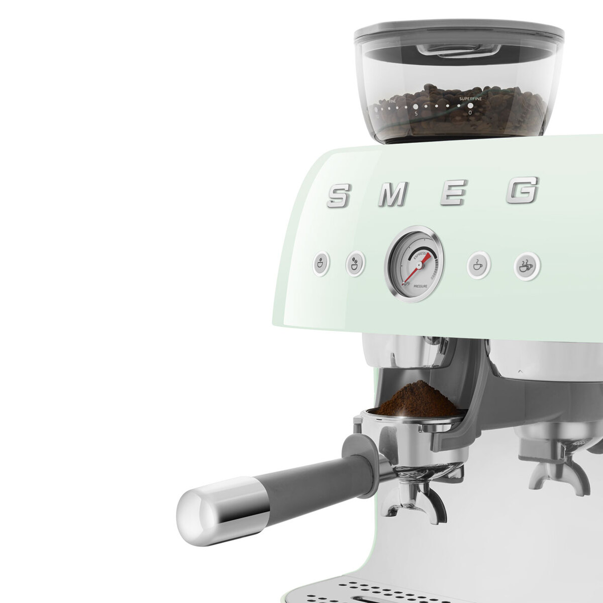 Smeg aparat za espresso kafu EGF03PGEU, pastelno zeleni
