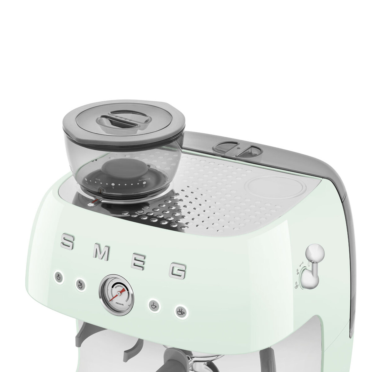 Smeg aparat za espresso kafu EGF03PGEU, pastelno zeleni