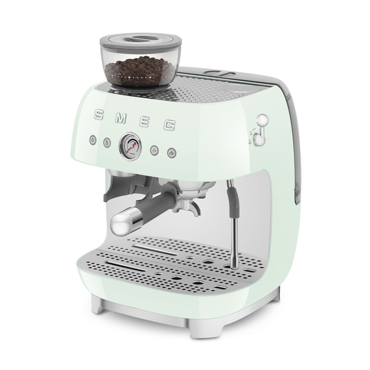 Smeg aparat za espresso kafu EGF03PGEU, pastelno zeleni