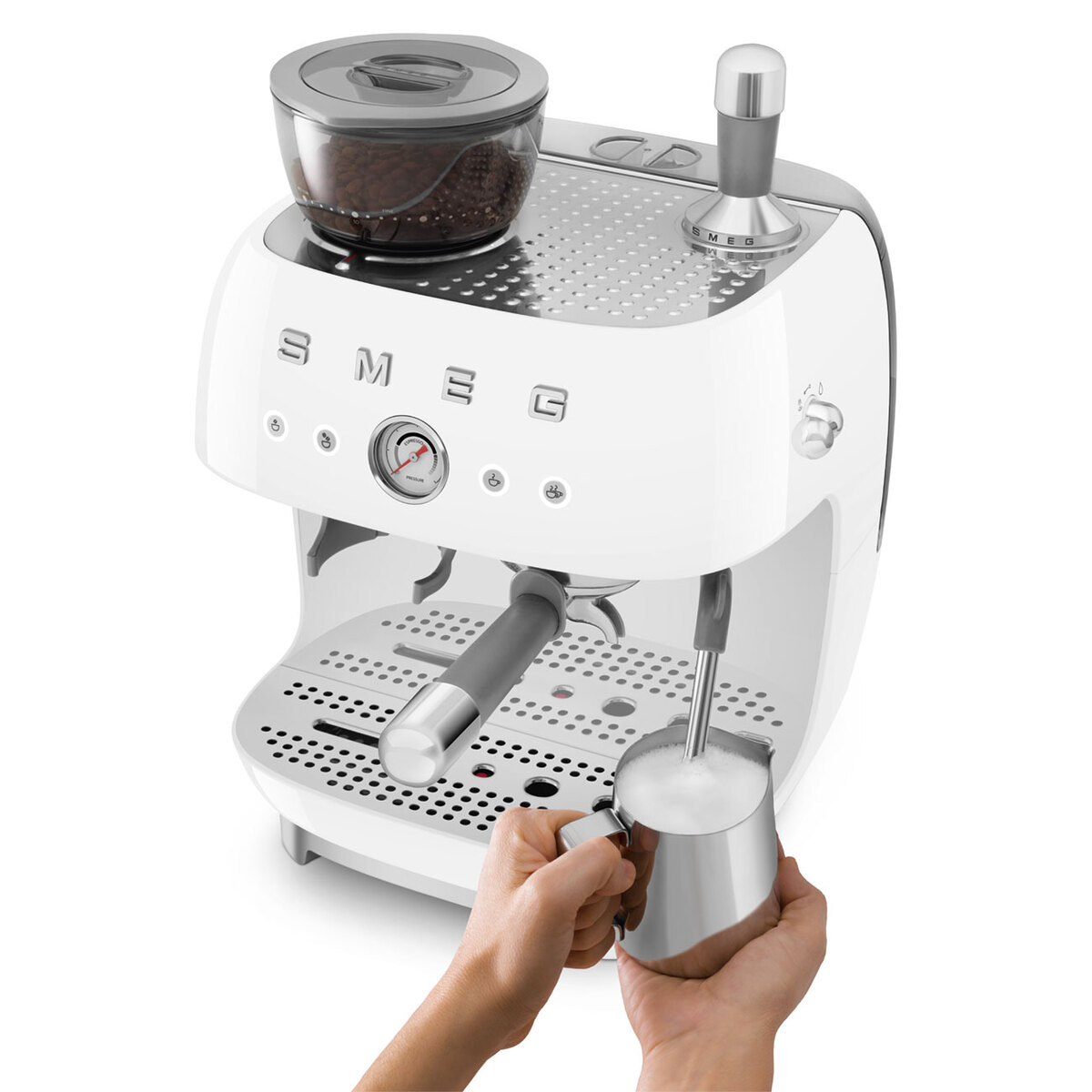 Smeg aparat za espresso kafu EGF03WHEU, bijeli