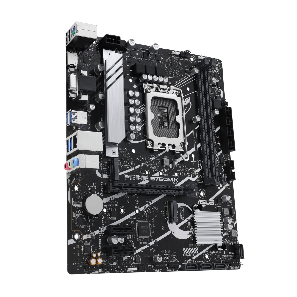 ASUS matična ploča PRIME B760M-KLGA 1700; 2xDDR5, 2x M.2,6xUSB1x VGA, 1x HDMI; mATX