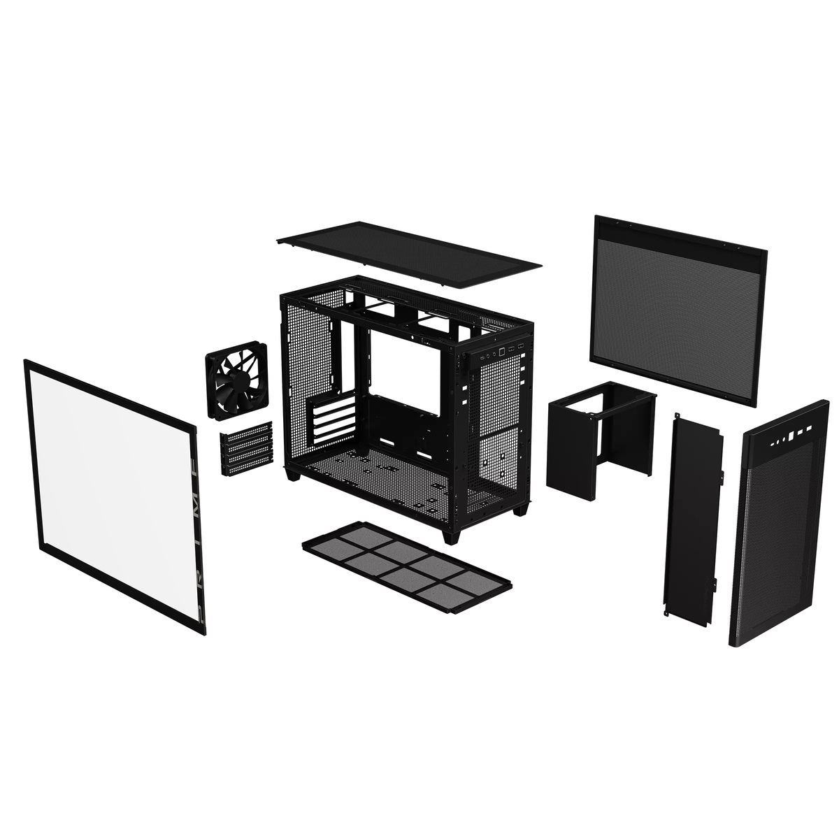 ASUS kućište Prime AP201 Case TG Black MicroATX,tool-free side panelsTempered Glass