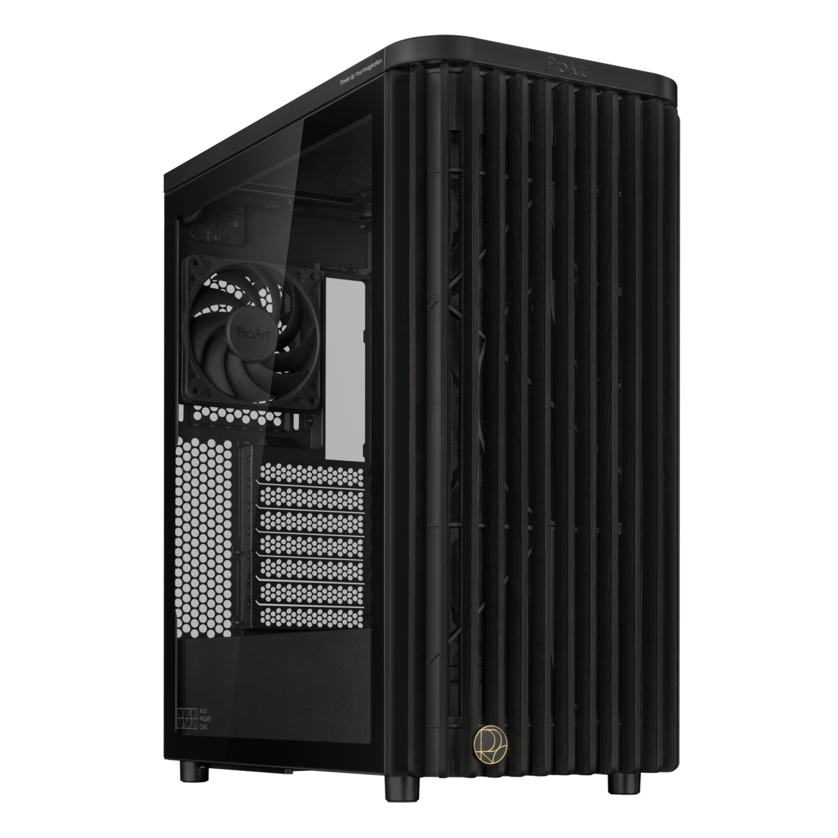 ASUS kućište PROART PA401 WOOD TGATX, 7 Expansion slots,2x 160mm fans, 1x 120mm fan