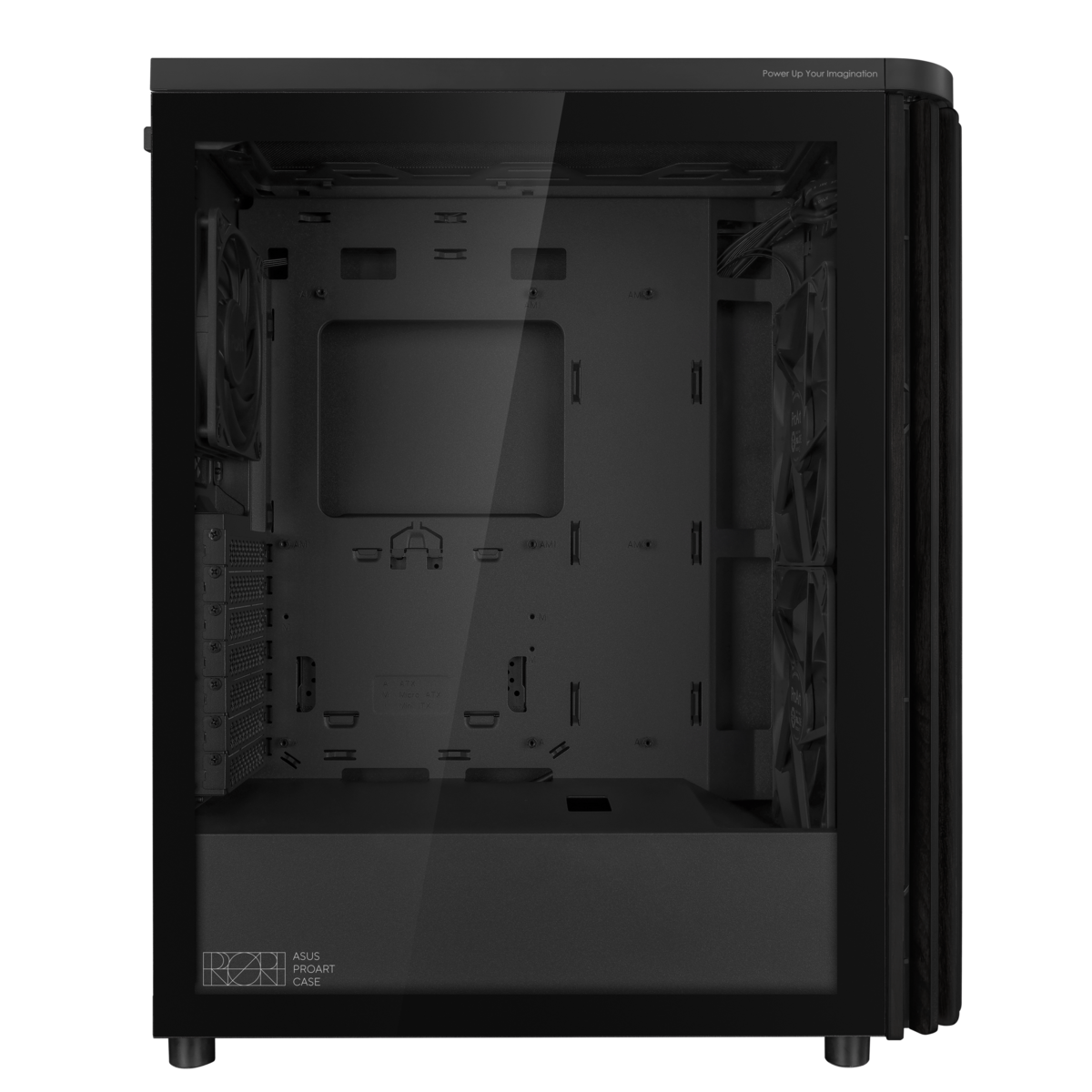 ASUS kućište PROART PA401 WOOD TGATX, 7 Expansion slots,2x 160mm fans, 1x 120mm fan