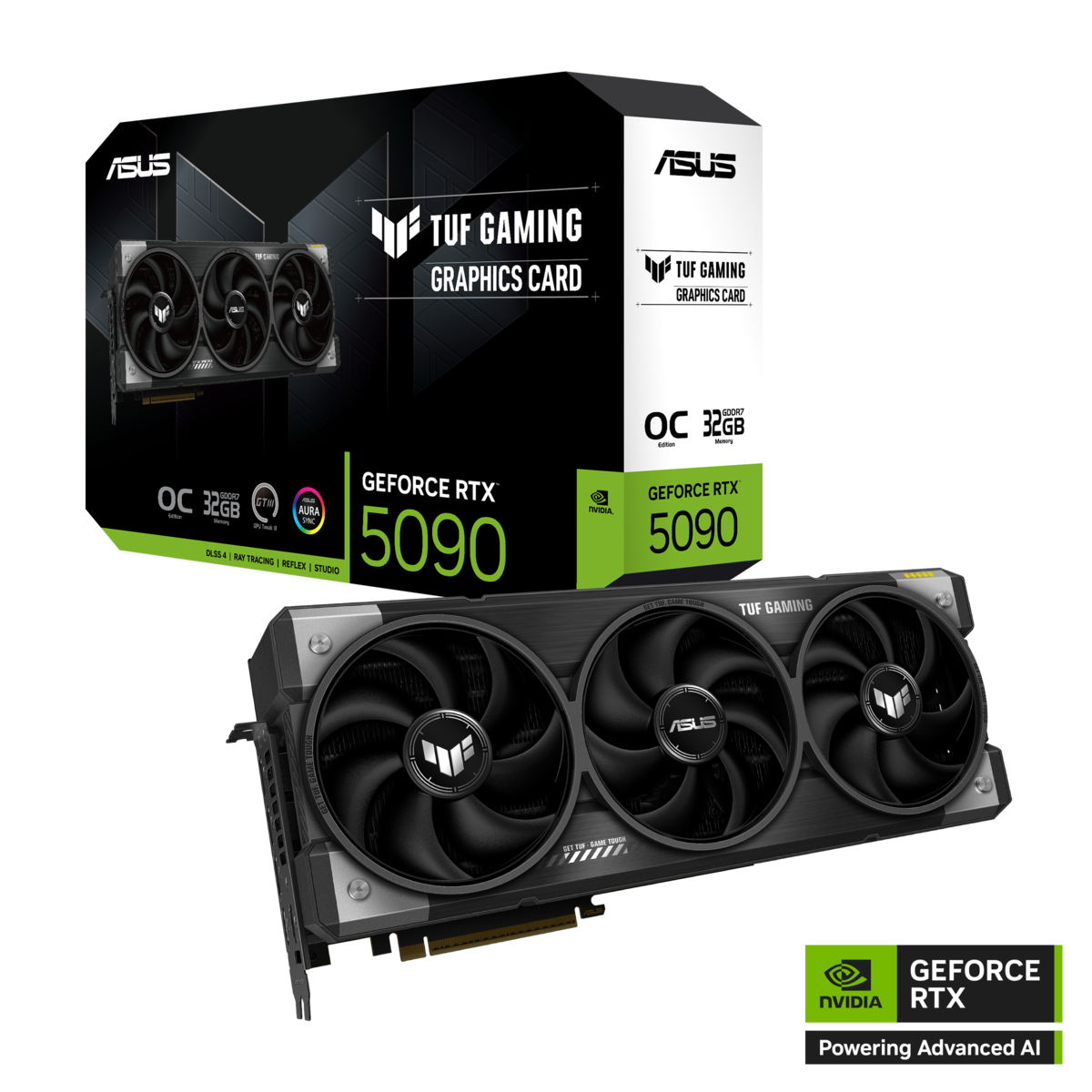 ASUS grafička kartica TUF Nvidia GeForce RTX 5090 O32G GAMING 32GB GDDR7, 512-bit,3xDP, 2x HDMI