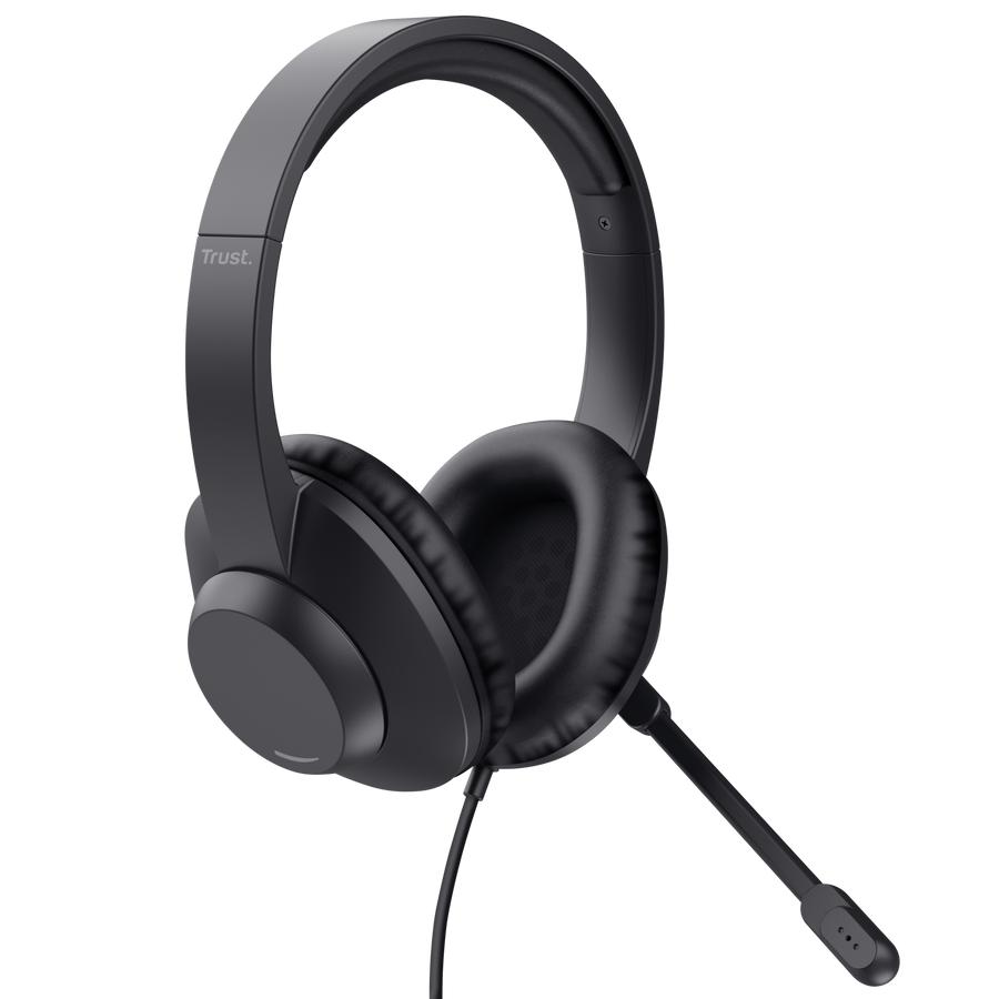 Trust slušalice Ayda Max over-head žičane, 3.5 mm,stereo, crne